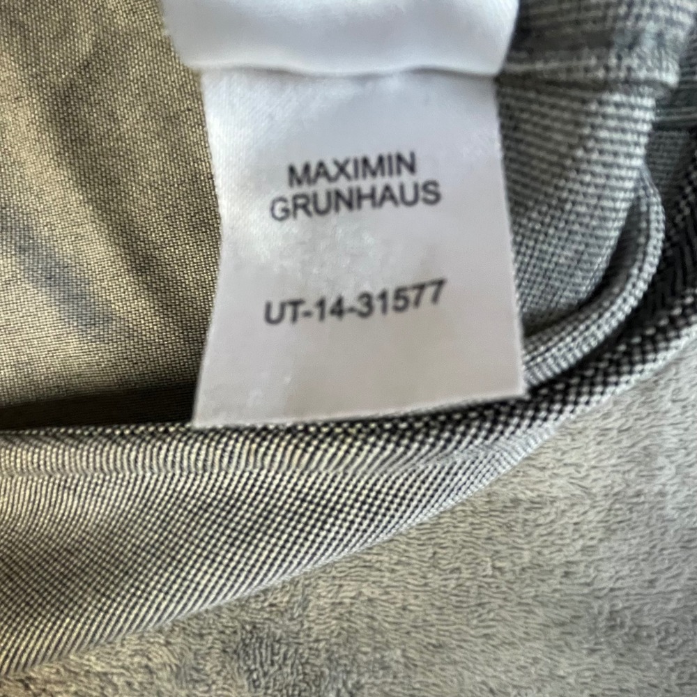 UNTUCKit Button Down Shirt Mens XXL Grey Maximin Grunhaus Coolmax Stretch - Picture 4 of 6